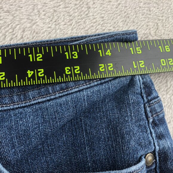 Lee Womens Jeans Size 10 Short Classic Fit Straight Blue Denim Casual High Rise - Picture 5 of 14